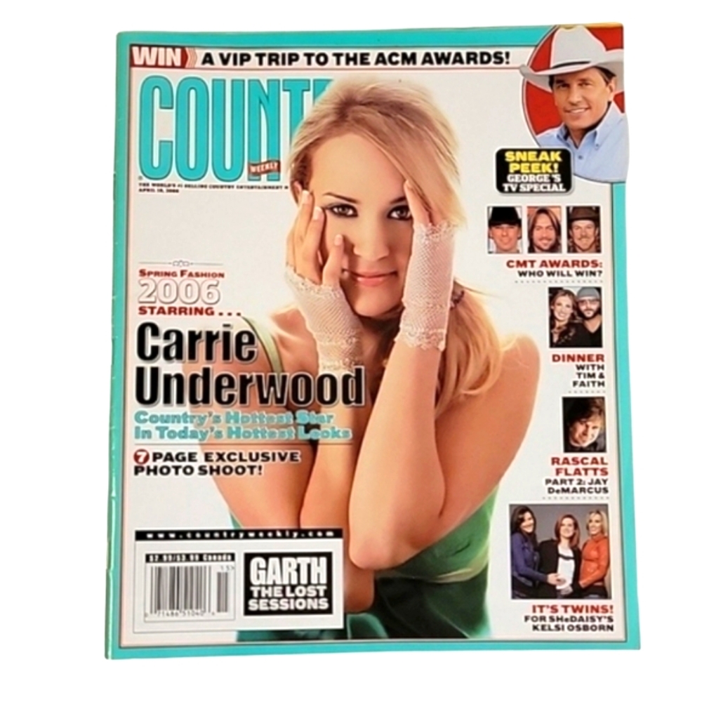 Country Weekly Magazine - April 10, 2006 - Cover: Carrie Underwood